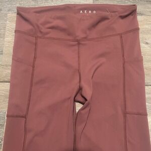 AERO‎ Pocket Leggings Yoga Pants Athletic Gym Workout Activewear L